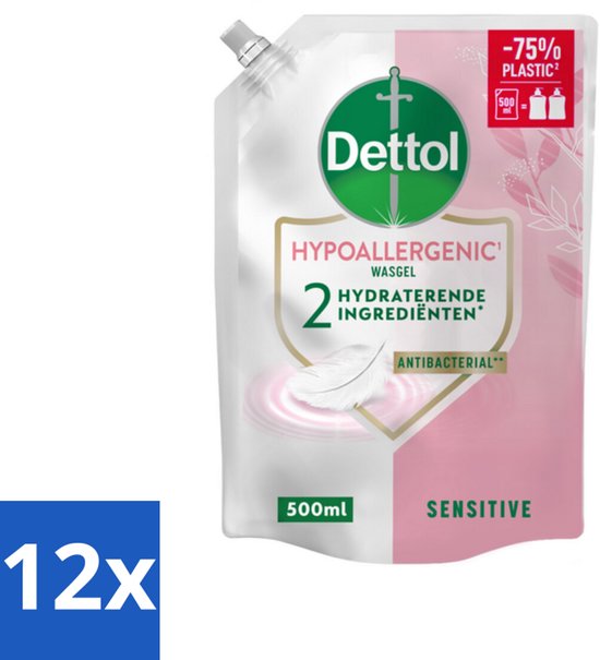 Dettol Hypoallergenic handzeep navulling 6000ml